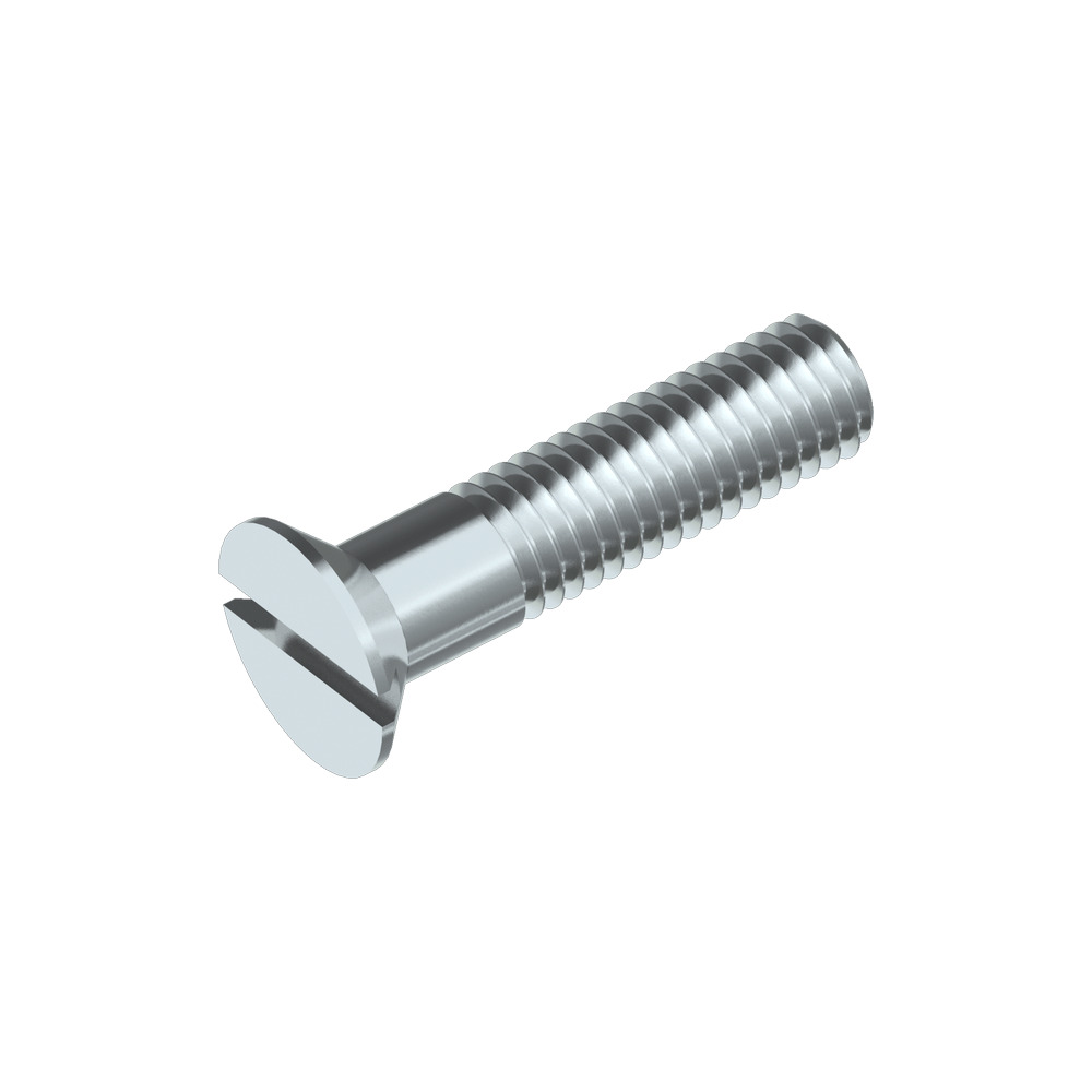 Vidë me Kokë të Zhytur DIN 963 4.8, i Galvanizuar