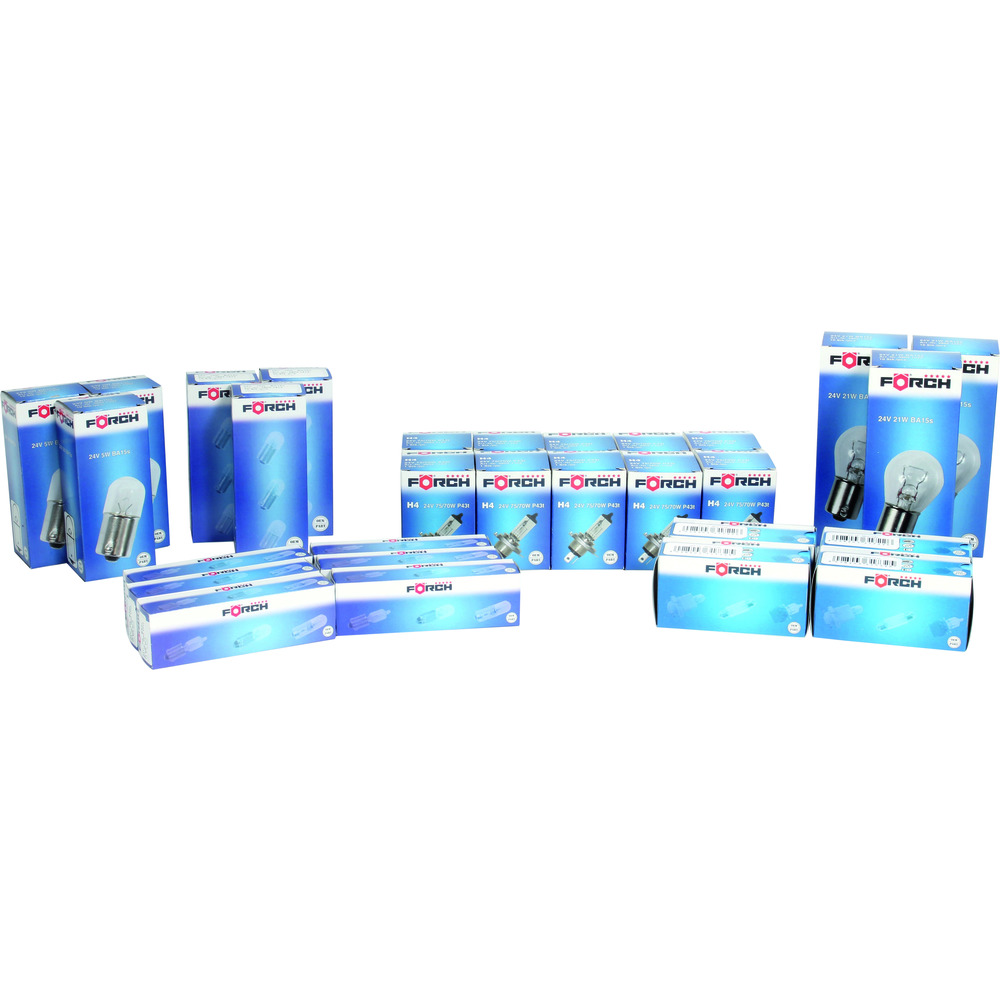 Paketë Llambash 24 V H4 FÖRCH 5*, 200 Copë