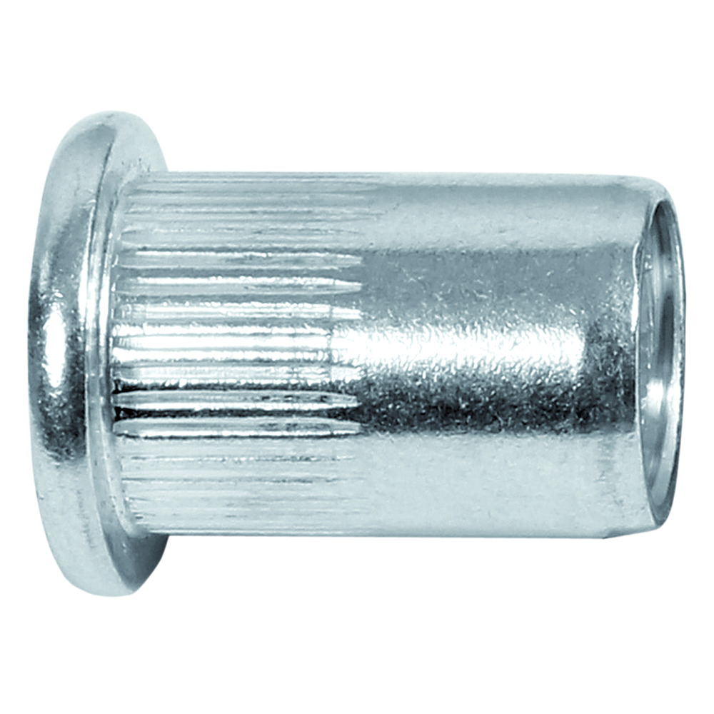 Dado Perçine me Kokë të Sheshtë Alumin