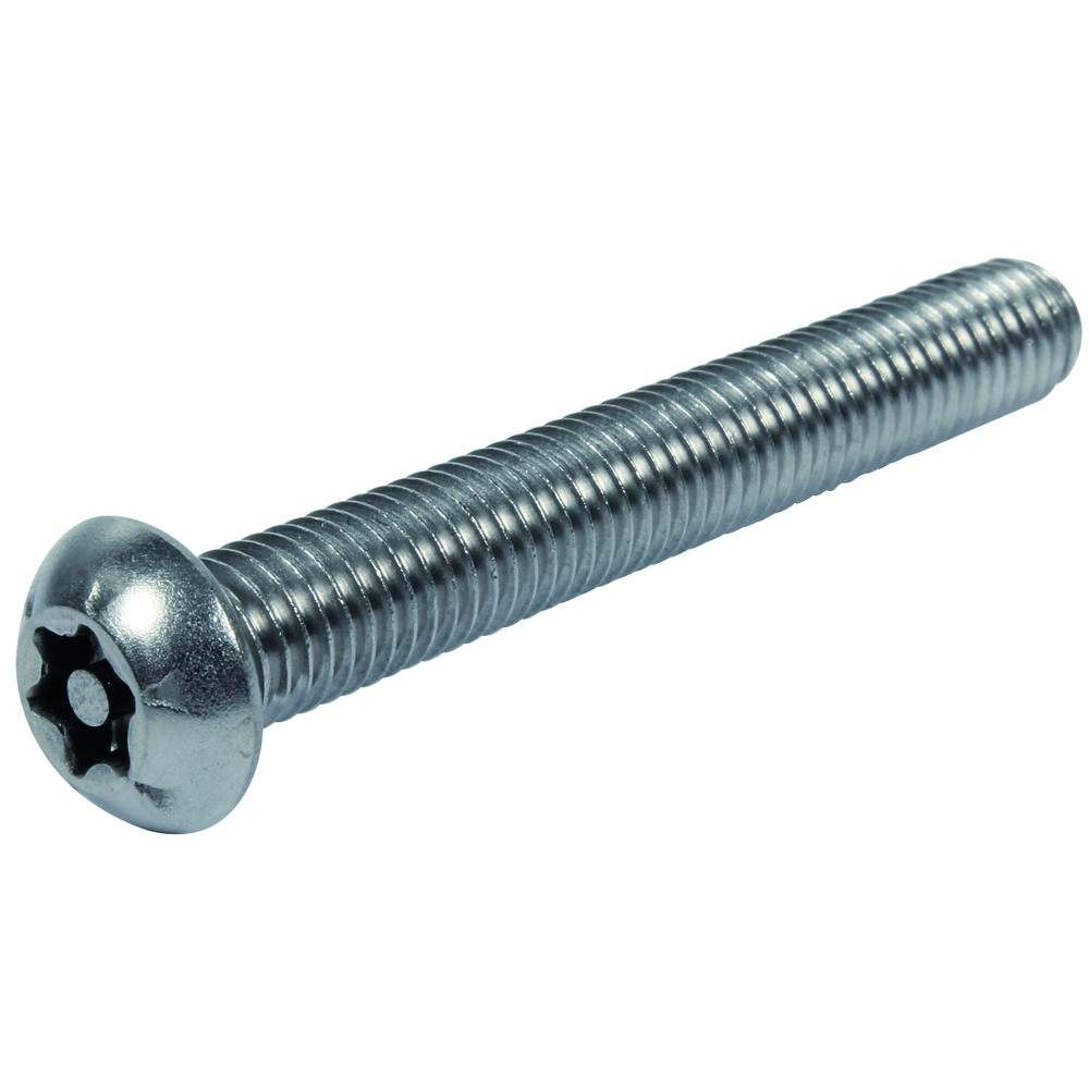 Vidë Sigurie ISO 7380-1 me Kokë Kupole, Torx me Pin, Inoks A2