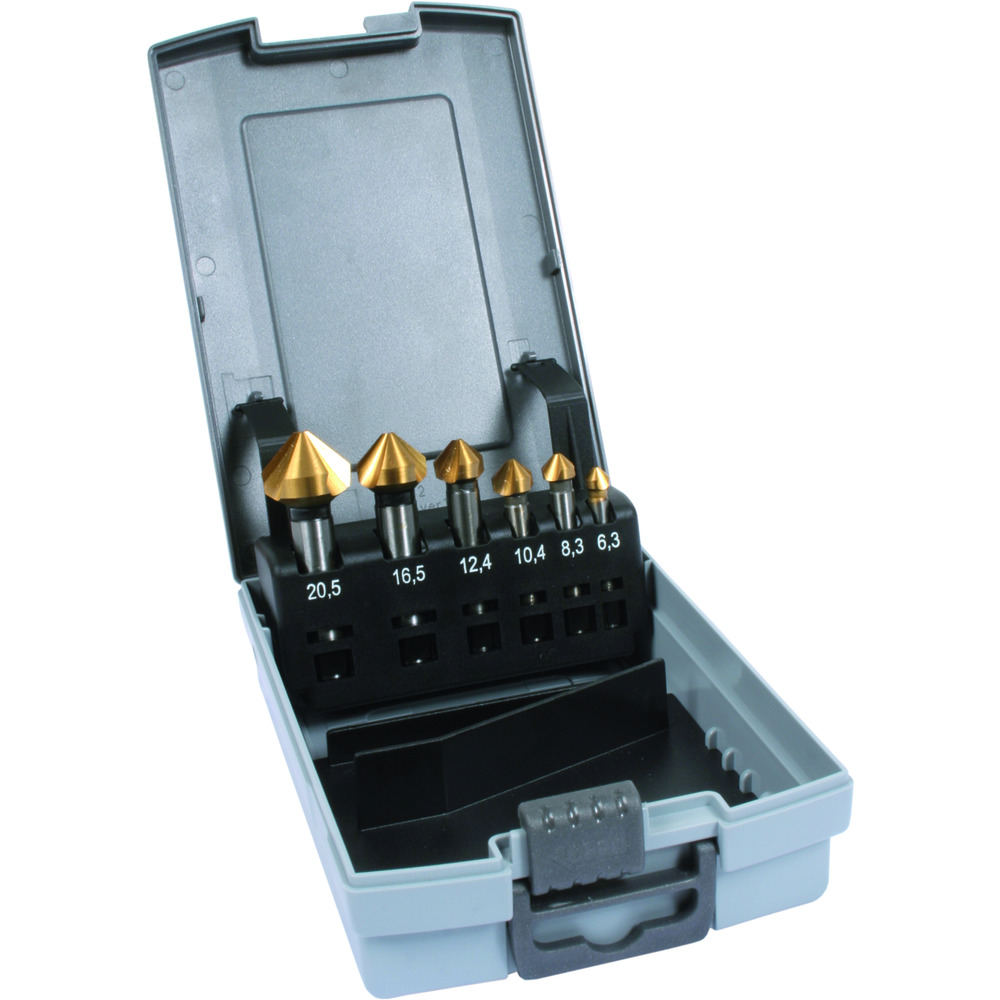 Set Fazuesish 90° DIN 335C HSS-TiN