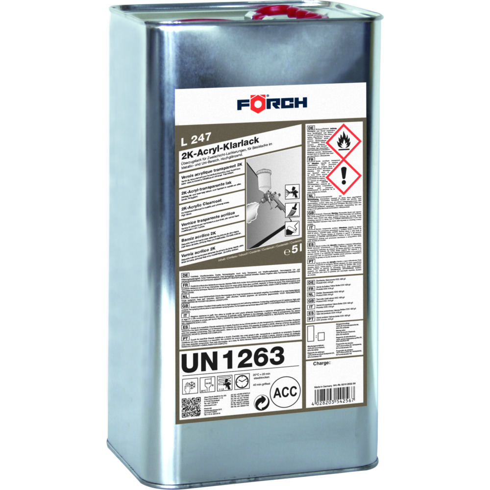 Llak Transparent Akrilik 2K L247