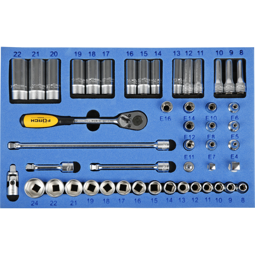 FÖRCH 3/8" 48pc Set Veglash 5*
