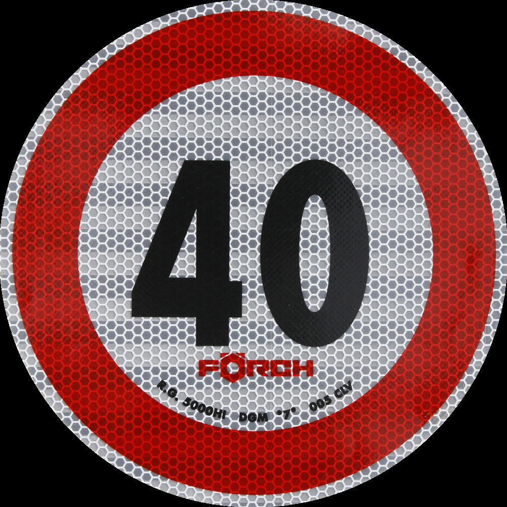 NALJ.OGRANIČENJA BRZINE 40KM/H