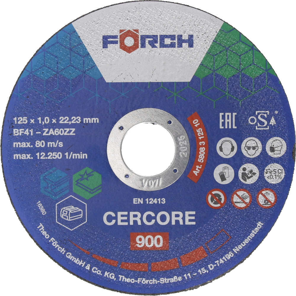 Gur Prerës Çelik / Inox CERCORE 900