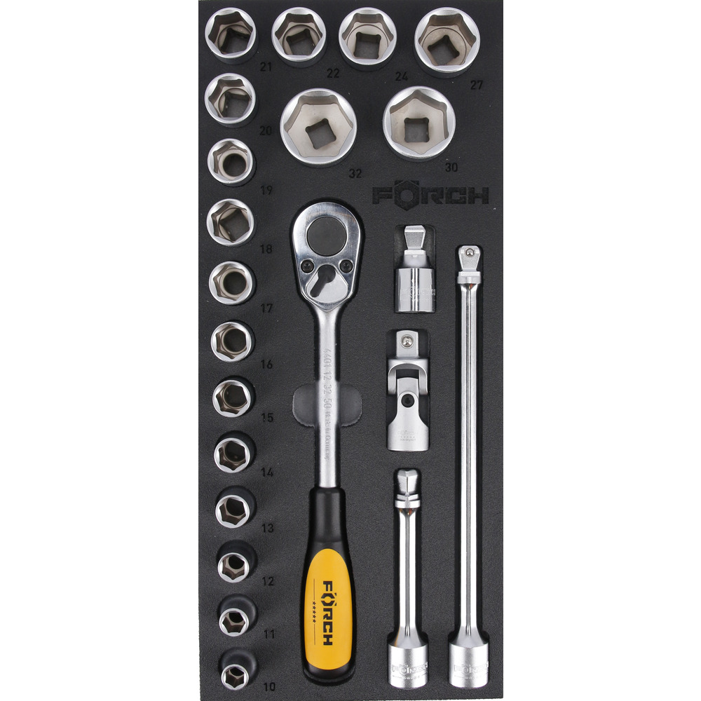 Set Gotash me Maja Hex 1/2", 22-Copë FÖRCH 5*