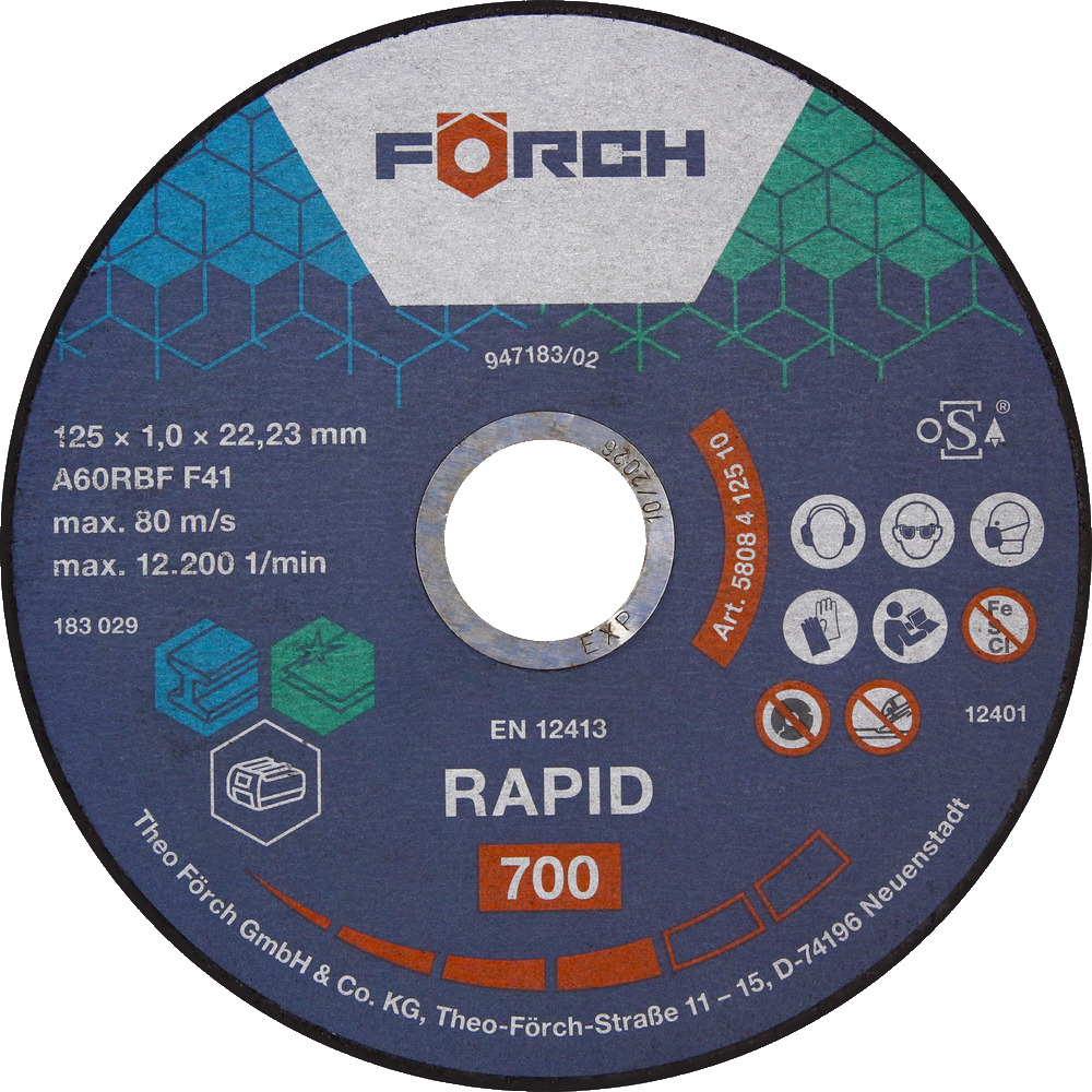 Gur Prerës Çelik / Inox RAPID 700