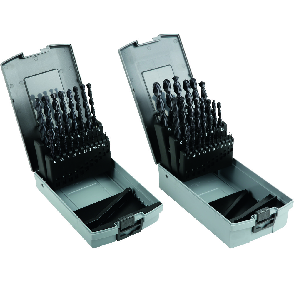 Set Punto Spirale DIN 338 HSS-TiAlN, e Farkëtuar, Tip W