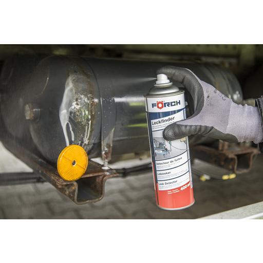 Förch Leckfinder Lecksuchspray – 400 Ml, Für Gas, Luft, Kfz, 0-50°C, Blasen Zeigt Lecks
