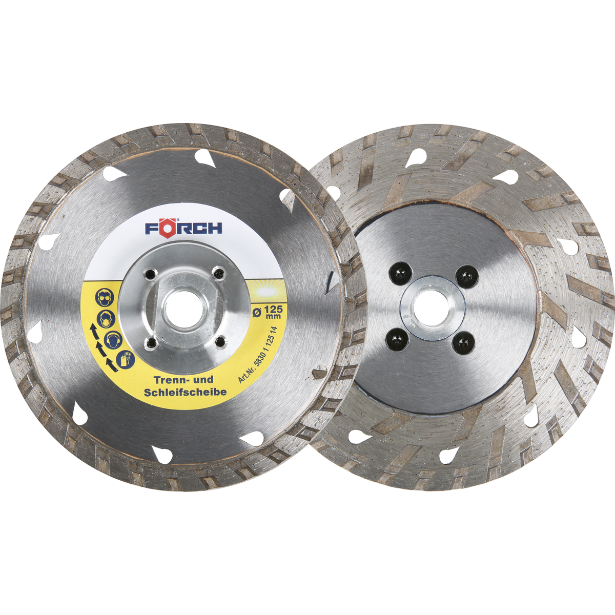 125 mm Turbo-Diamant-Schleifscheibe für Beton und Pflastersteine 125 mm Turbo-Diamant-Schleifscheibe für Beton und Pflastersteine