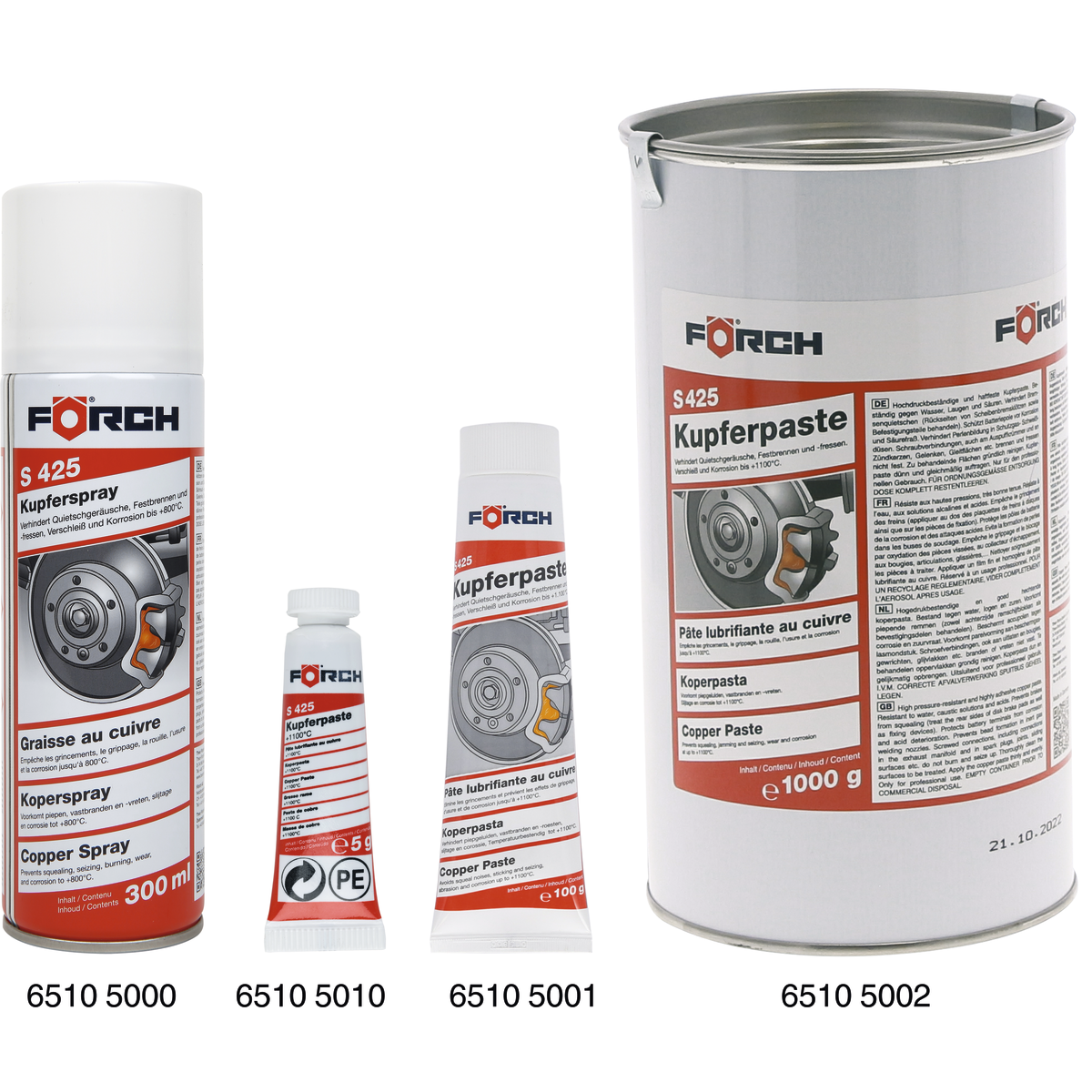 Copper Anti-Seize Paste / Spray S425 buy | FÖRCH
